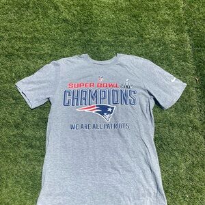Nike Gray Athletic Tee New England Patriots